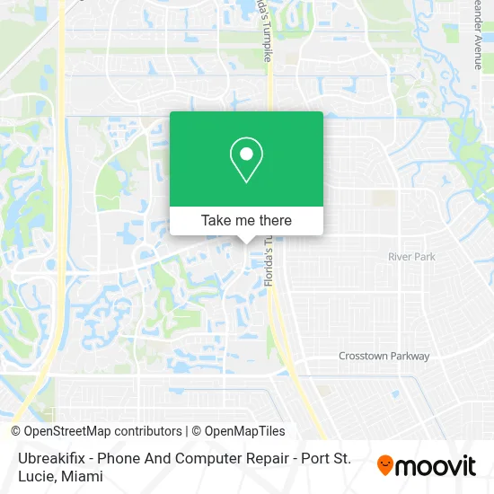 Ubreakifix - Phone And Computer Repair - Port St. Lucie map