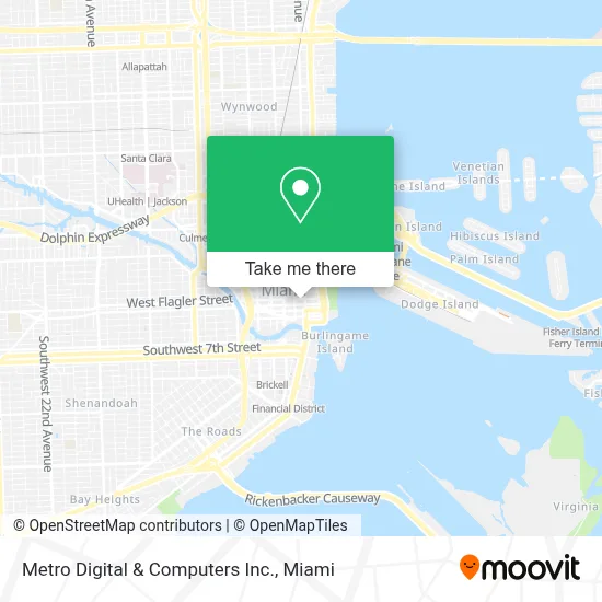 Metro Digital & Computers Inc. map