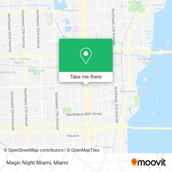 Magic Night Miami map