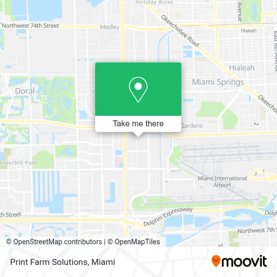 Print Farm Solutions map