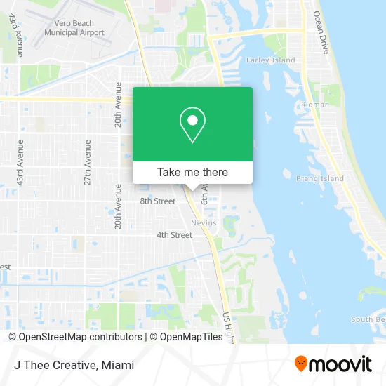 J Thee Creative map