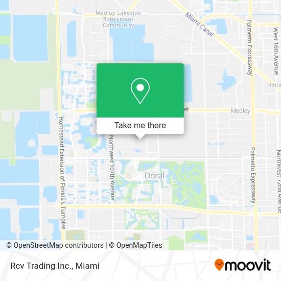Rcv Trading Inc. map
