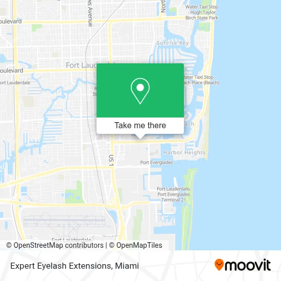 Expert Eyelash Extensions map