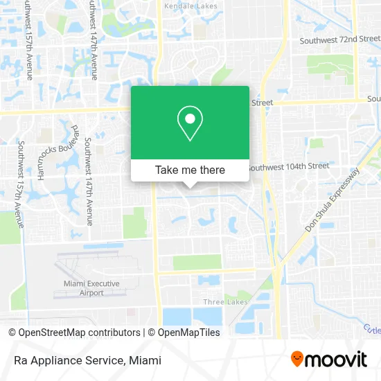 Ra Appliance Service map