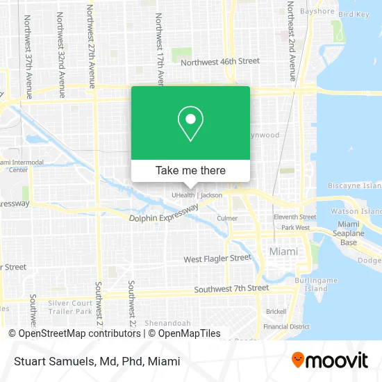 Stuart Samuels, Md, Phd map