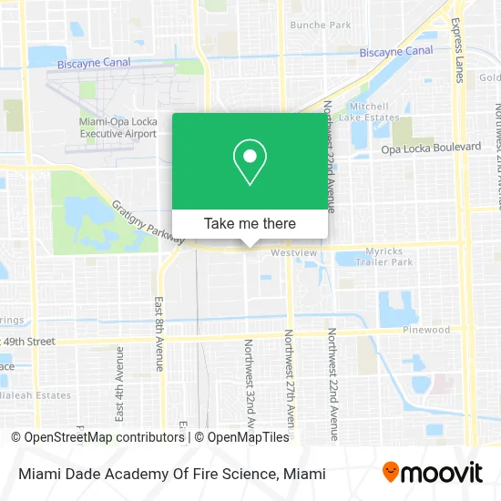 Miami Dade Academy Of Fire Science map