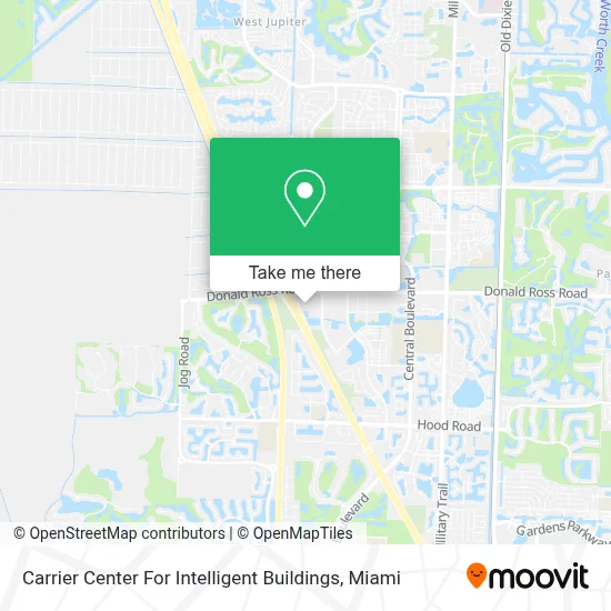 Carrier Center For Intelligent Buildings map
