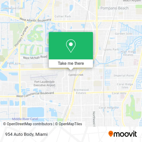 954 Auto Body map