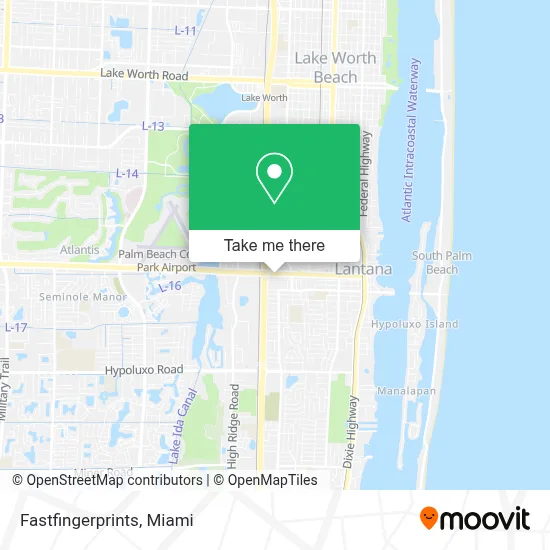 Fastfingerprints map