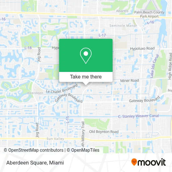 Aberdeen Square map