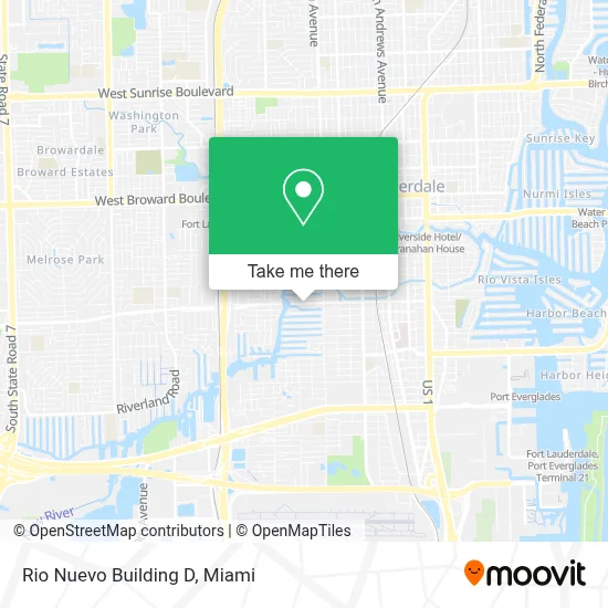 Rio Nuevo Building D map
