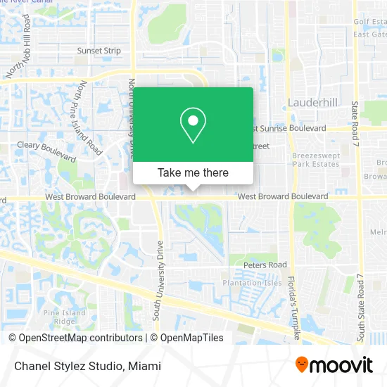 Chanel Stylez Studio map