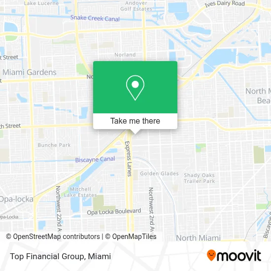 Top Financial Group map