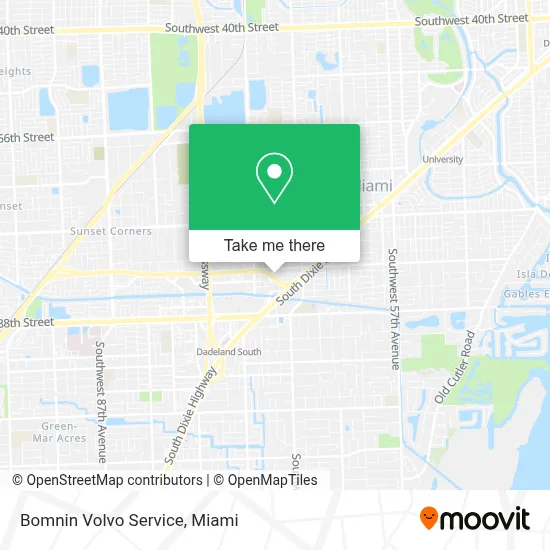 Bomnin Volvo Service map