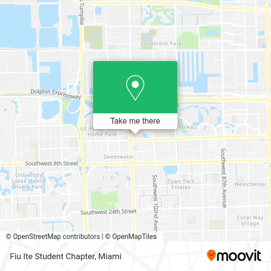 Fiu Ite Student Chapter map
