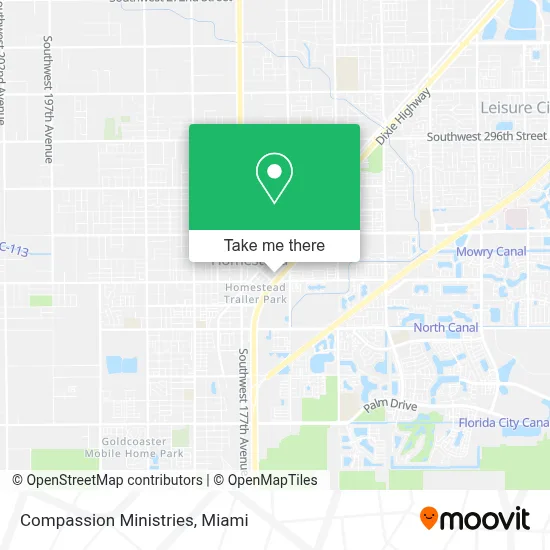 Compassion Ministries map