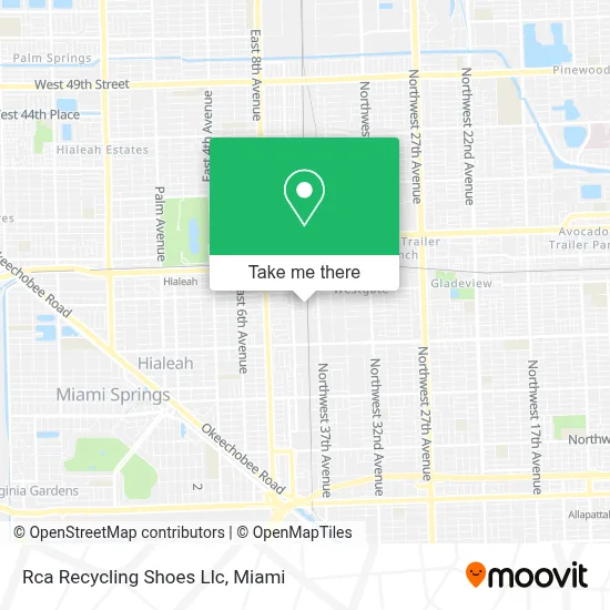 Rca Recycling Shoes Llc map