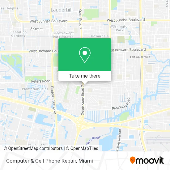Mapa de Computer & Cell Phone Repair