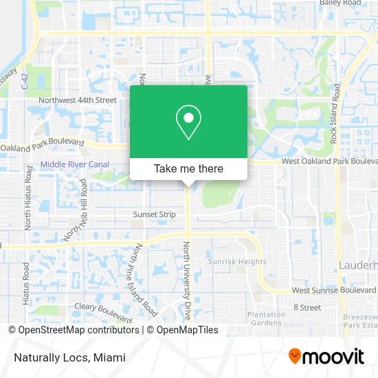 Naturally Locs map