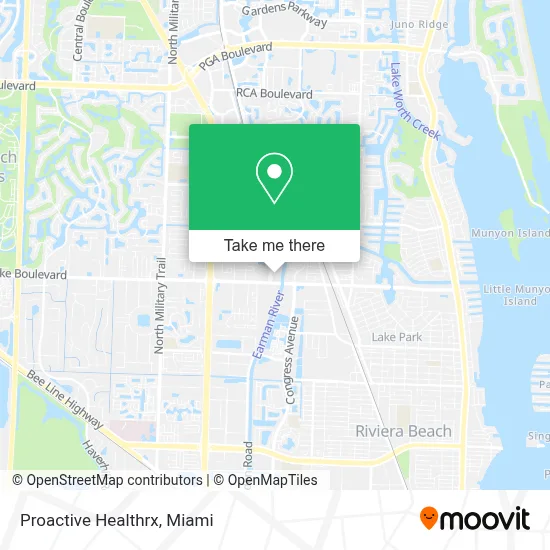 Proactive Healthrx map