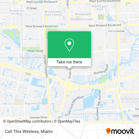 Cell This Wireless map