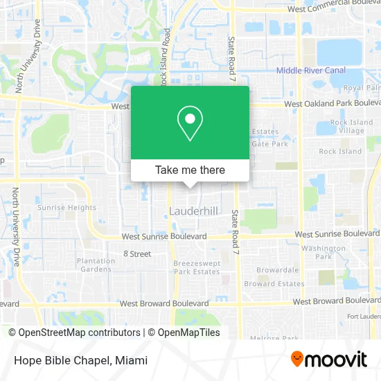 Hope Bible Chapel map