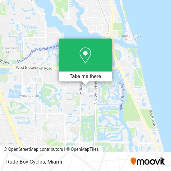 Rude Boy Cycles map