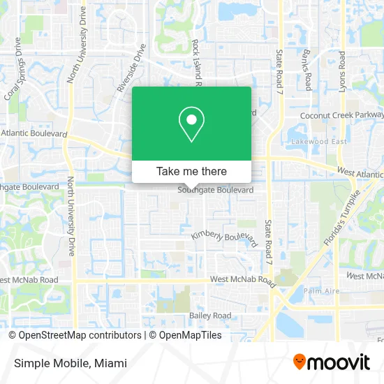 Simple Mobile map