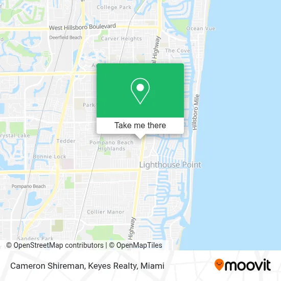 Cameron Shireman, Keyes Realty map