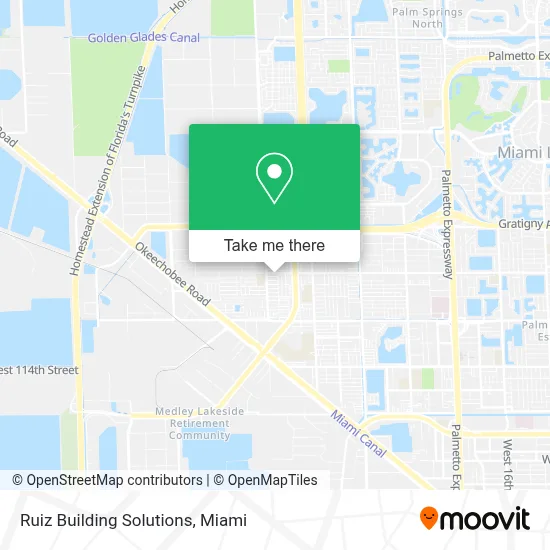 Ruiz Building Solutions map