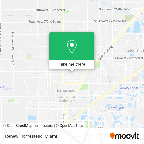 Renew Homestead map