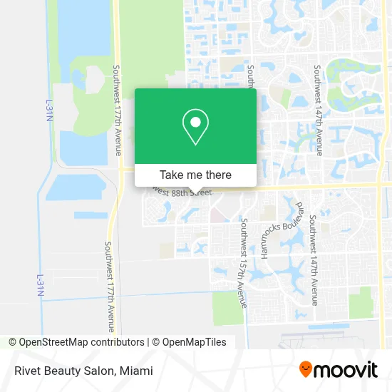 Rivet Beauty Salon map