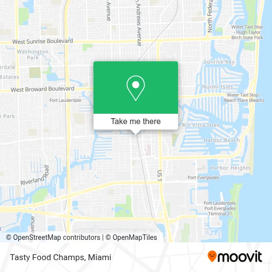 Tasty Food Champs map