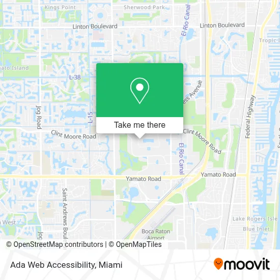 Ada Web Accessibility map