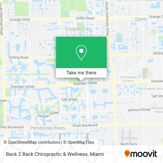 Back 2 Back Chiropractic & Wellness map