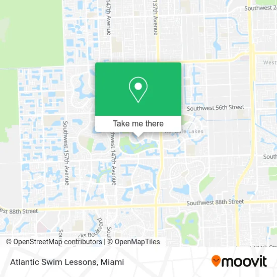 Atlantic Swim Lessons map