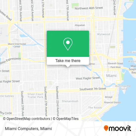 Miami Computers map
