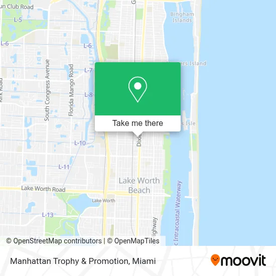 Manhattan Trophy & Promotion map