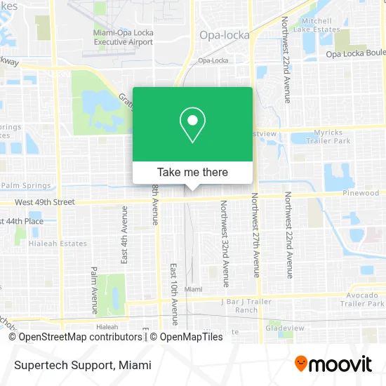 Supertech Support map