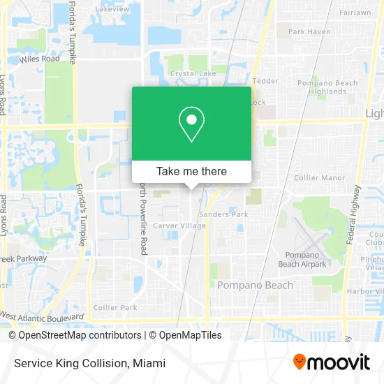 Service King Collision map