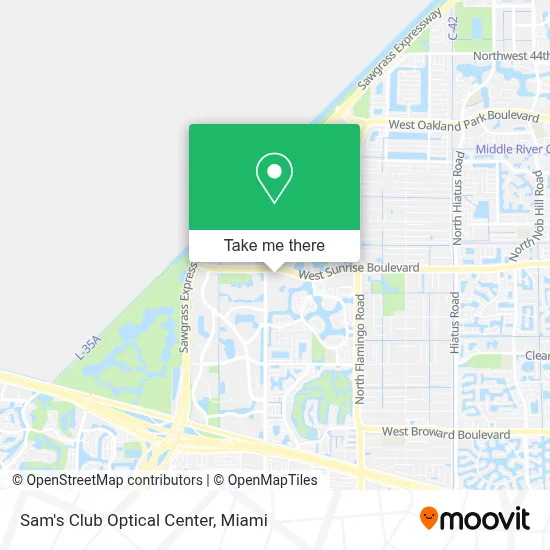Sam's Club Optical Center map