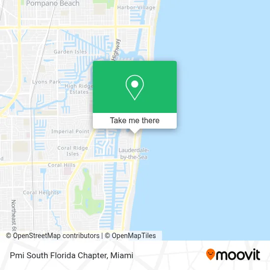Pmi South Florida Chapter map