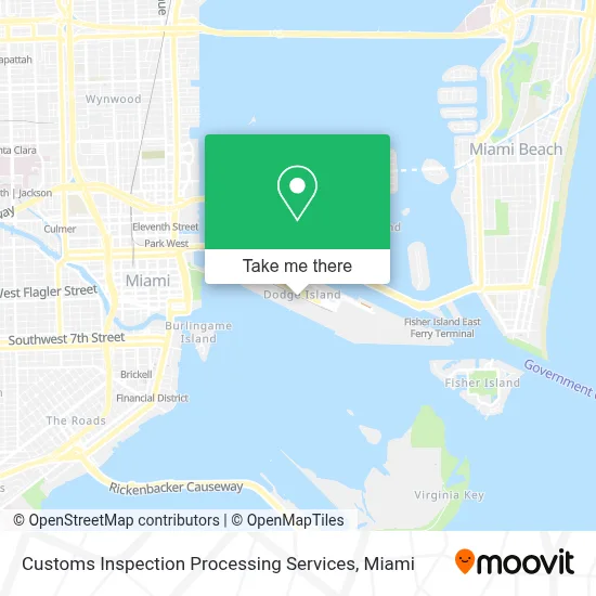 Customs Inspection Processing Services map