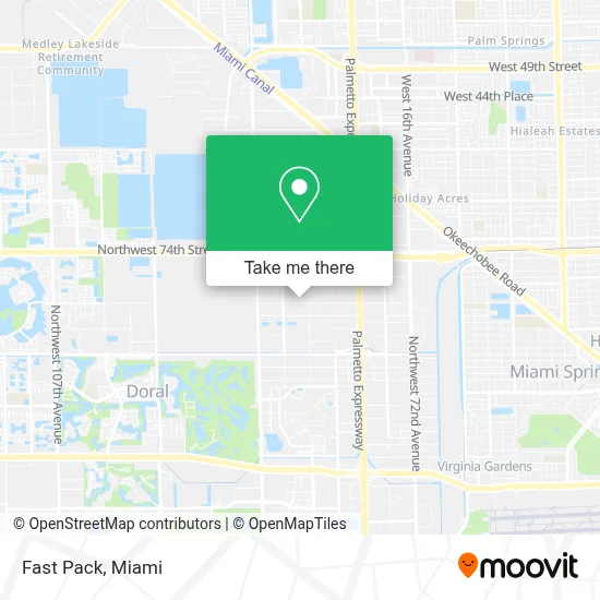 Fast Pack map