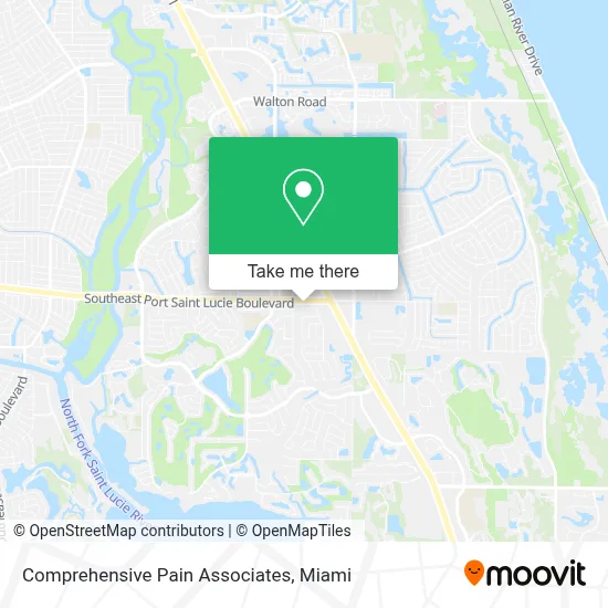 Comprehensive Pain Associates map