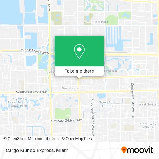 Cargo Mundo Express map