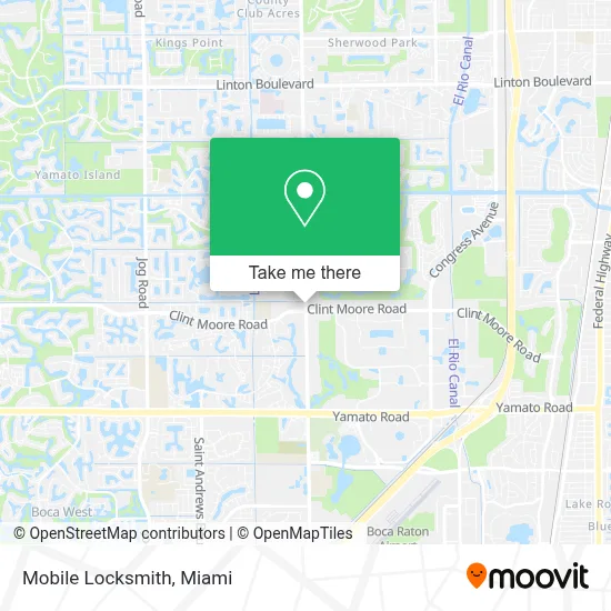 Mobile Locksmith map