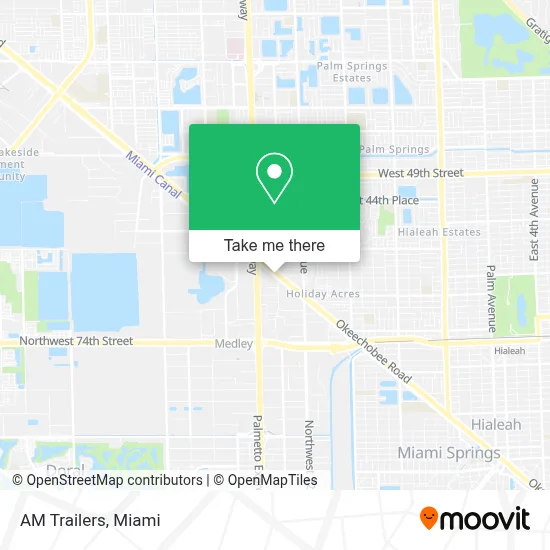 AM Trailers map