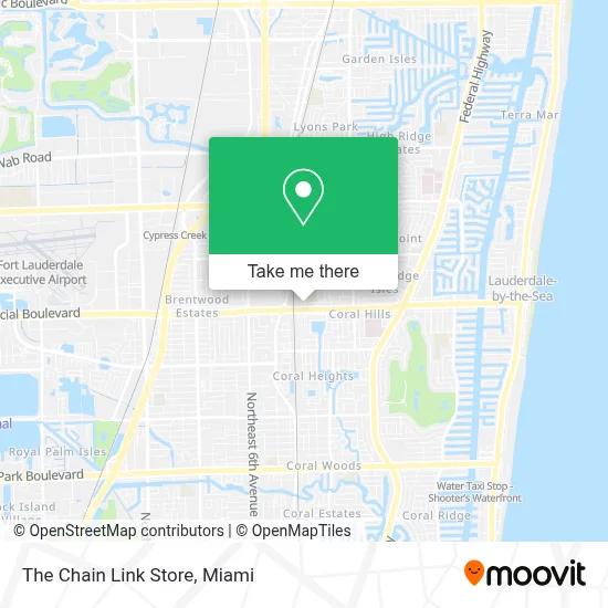 The Chain Link Store map