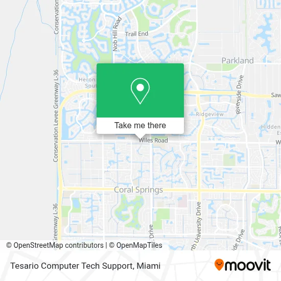 Tesario Computer Tech Support map